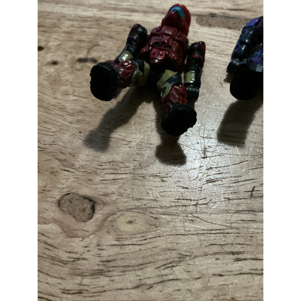 Halo Mega Blocks Minimates Lot Of 3,  Red UNSC ODST, Purple Brute & UNSC Marine - Picture 10 of 12